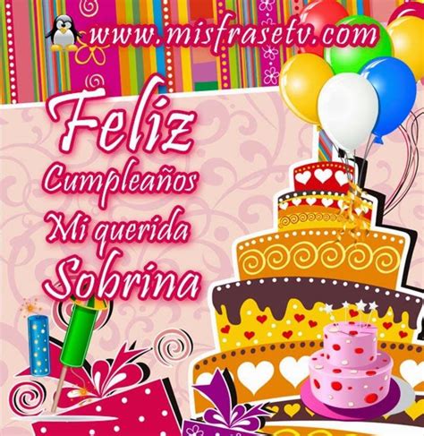 feliz cumple año sobrina